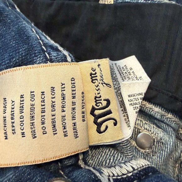 Miss Me Bootcut Jeans | Size 29R | 31” Inseam | Embellished Western Denim | JES - Picture 6 of 10